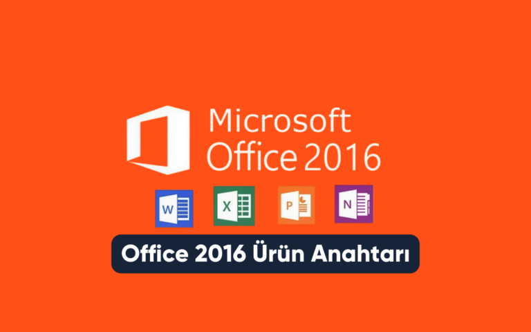 Office 2016 Ürün Anahtarı